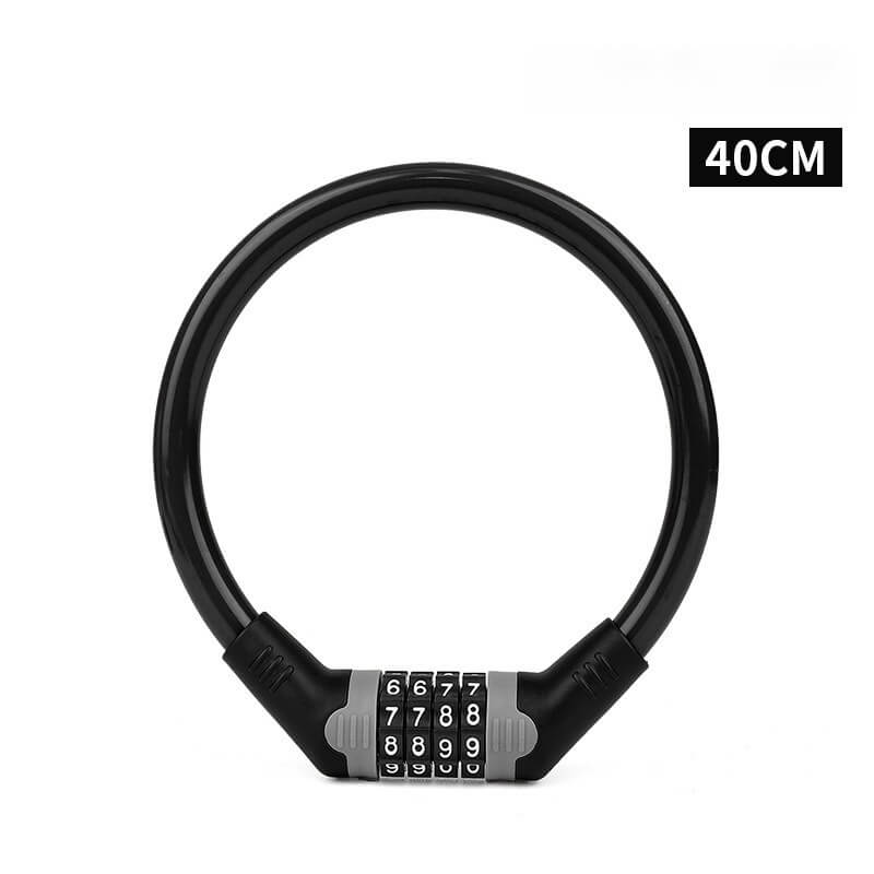 ESLNF Bike Cable Lock | 4 Digit Combination Lock | Anti-Theft Steel Cable Lock
