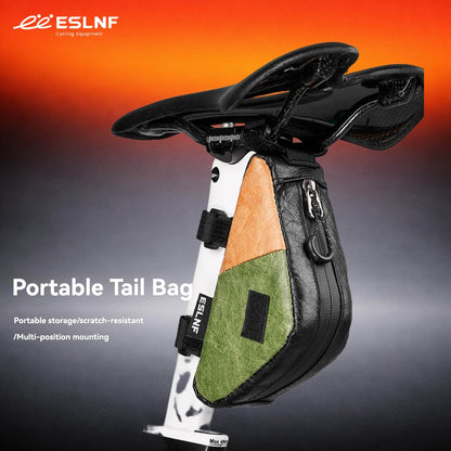 ESLNF Seat Bag | Lightweight Bike Tail Bag | Scratch-Resistant Rear Storage