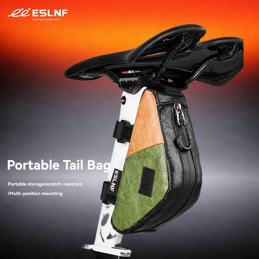 ESLNF Seat Bag | Lightweight Bike Tail Bag | Scratch-Resistant Rear Storage