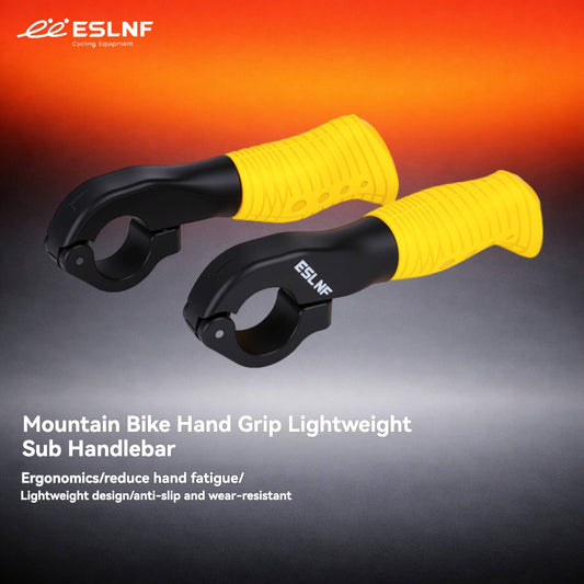 ESLNF Bicycle Auxiliary Grip | Ergonomic Design | TPE Anti-Slip | Fits 22mm Handlebars | Mountain Bike Accessory