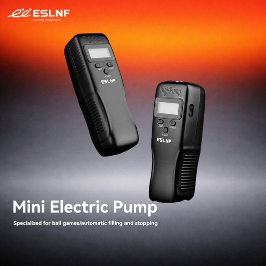 ESLNF Mini Electric Pump | 600mAh Fast Charge | LCD Display | One-Key Inflation | Portable Ball Inflator