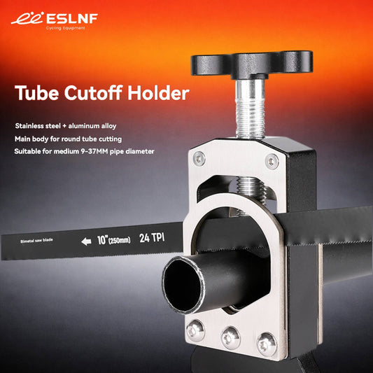 ESLNF Bike Tube Cutting Guide | CNC Aluminum Fork & Seatpost Cutter Jig for Carbon & Alloy