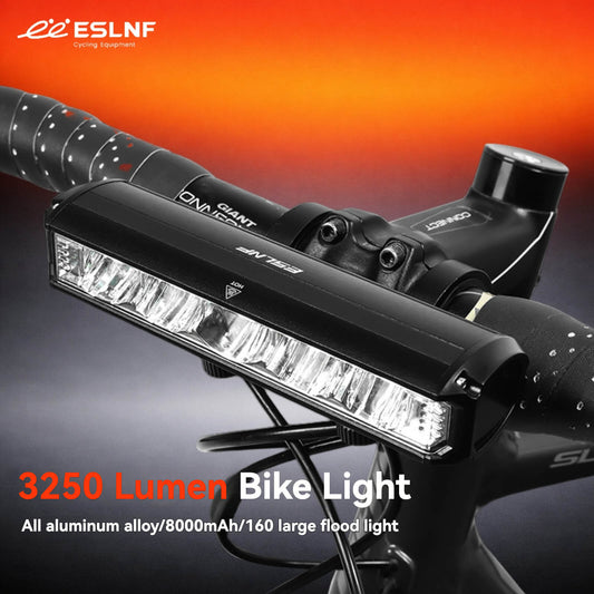 ESLNF640 bicycle lamp USB charging aluminum alloy headlight 3250 lumens high-brightness night cycling outdoor riding lamp equipment