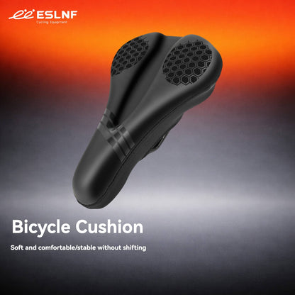 ESLNF Bike Saddle Cover - Gel Cushion for Comfort, Waterproof PU, Ergonomic Design
