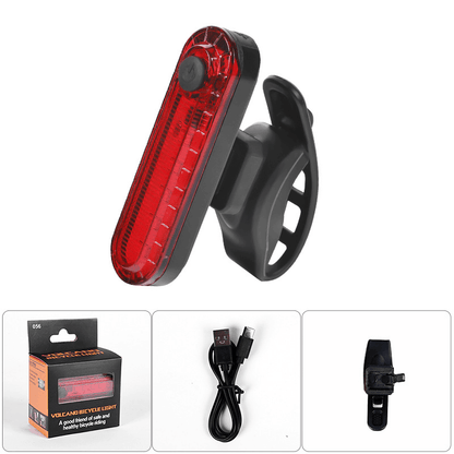 ESLNF USB Rechargeable Bike Tail Light - High Brightness, Waterproof, 4 Modes, Long Battery Life for Road & Mountain Bikes