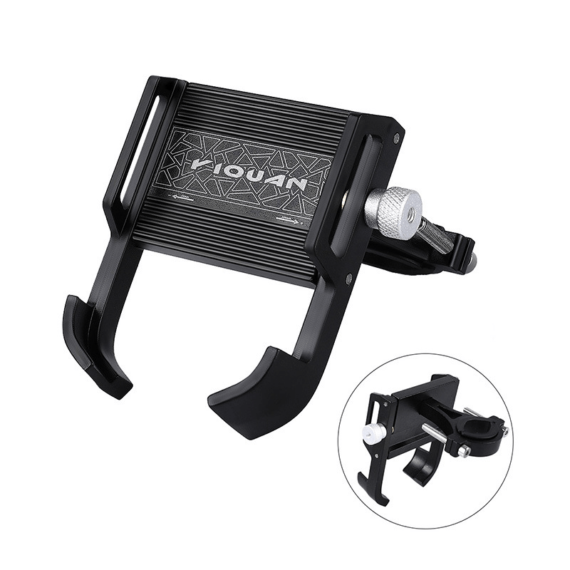 ESLNF Aluminum Alloy Bike Phone Mount - Stem Cap Installation, 360° Rotation, Shockproof for Road & Mountain Bikes