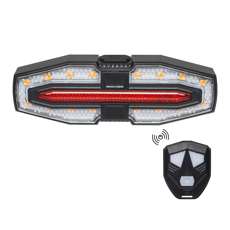 ESLNF Remote Control Bike Tail Light - Wireless Turn Signal, Multi-Mode, USB-C Rechargeable, Waterproof Cycling Safety Light