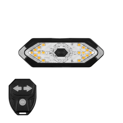 ESLNF Wireless Remote Bicycle Turn Signal Tail Light - USB Rechargeable, 120dB Horn, Waterproof for Road & MTB
