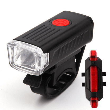 ESLNF High-Brightness USB Rechargeable Bike Front Light - Long-Range Beam, Water-Resistant, 3 Modes, for Mountain & Road Bikes