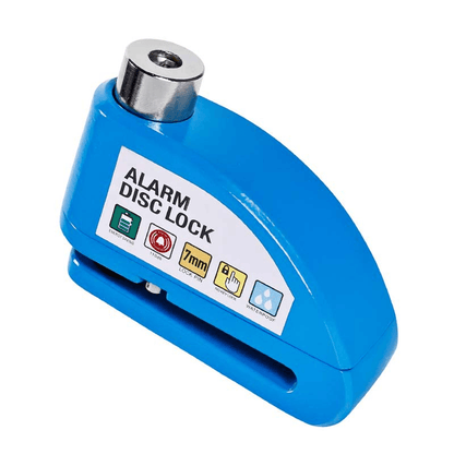 ESLNF High-Decibel Disc Brake Alarm Lock - 110dB Vibration Sensor Anti-Theft Lock, Zinc Alloy Waterproof Disc Lock