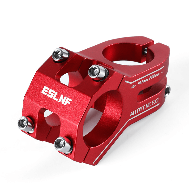 ESLNF Aluminum Alloy Bike Stem - CNC Machined, Lightweight Short Stem for MTB and Road Bikes