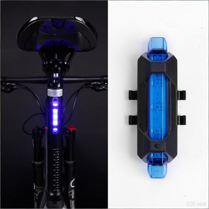 ESLNF High-Brightness USB Rechargeable Bike Tail Light - Multi-Mode Flashing, Waterproof & Shockproof for MTB & Road Bikes
