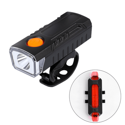 ESLNF YQ-3030 Bike Front Light - USB Rechargeable, 3 Modes, Water-Resistant, Mini Portable Cycling Light
