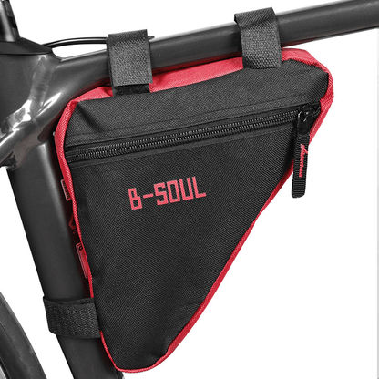 ESLNF Bicycle Frame Triangle Bag - Large Capacity Storage, 3-Point Stable Mount, Leg-Friendly Design for MTB & Road Bikes
