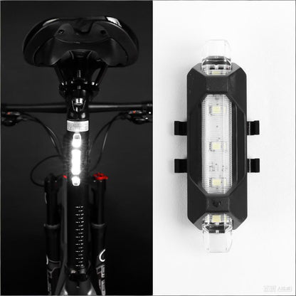 ESLNF High-Brightness USB Rechargeable Bike Tail Light - Multi-Mode Flashing, Waterproof & Shockproof for MTB & Road Bikes