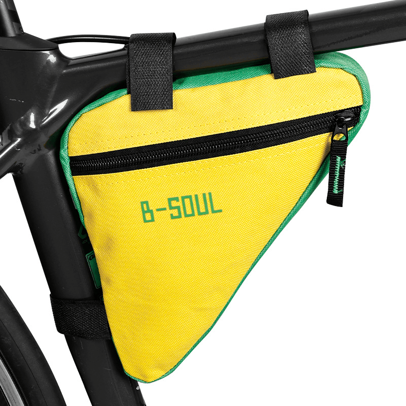 ESLNF Bicycle Frame Triangle Bag - Large Capacity Storage, 3-Point Stable Mount, Leg-Friendly Design for MTB & Road Bikes