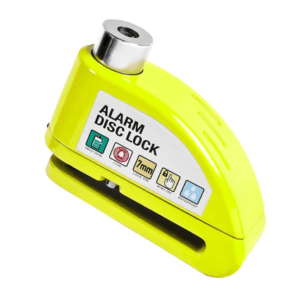 ESLNF High-Decibel Disc Brake Alarm Lock - 110dB Vibration Sensor Anti-Theft Lock, Zinc Alloy Waterproof Disc Lock