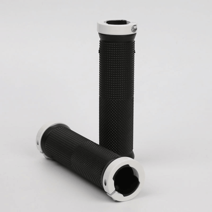 ESLNF Bike Lock-On Grips - Comfortable Anti-Slip Shock Absorption, Aluminum Alloy Lock Ring, for MTB Road Bike
