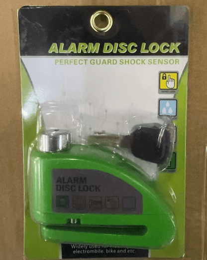 ESLNF High-Decibel Disc Brake Alarm Lock - 110dB Vibration Sensor Anti-Theft Lock, Zinc Alloy Waterproof Disc Lock