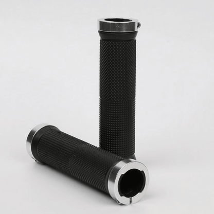 ESLNF Bike Lock-On Grips - Comfortable Anti-Slip Shock Absorption, Aluminum Alloy Lock Ring, for MTB Road Bike