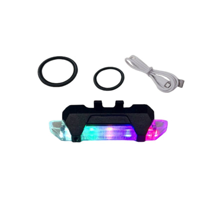 ESLNF High-Brightness USB Rechargeable Bike Tail Light - Multi-Mode Flashing, Waterproof & Shockproof for MTB & Road Bikes