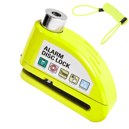 ESLNF High-Decibel Disc Brake Alarm Lock - 110dB Vibration Sensor Anti-Theft Lock, Zinc Alloy Waterproof Disc Lock