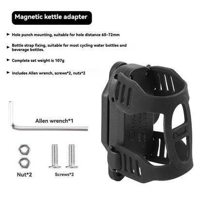 ESLNF Magnetic Bottle Cage Adapter | Modular Magnetic Design | Fits Multiple Bike Types | Anti-Drop Stability