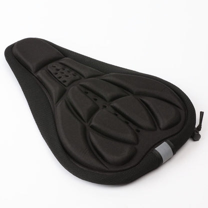 ESLNF 3D Shock-Absorbing Bike Saddle Cover - Breathable, with Reflective Strip, Ergonomic Design