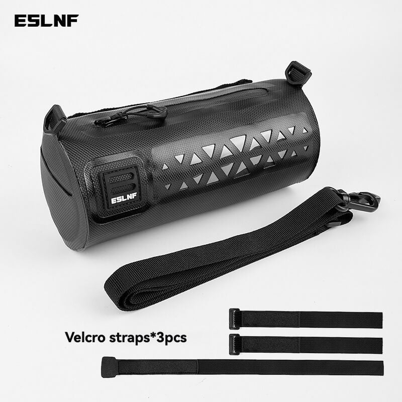 ESLNF 2L Bike Handlebar Bag - Waterproof Bicycle Front Bag with Clear Window, Adjustable Mount for Road & MTB