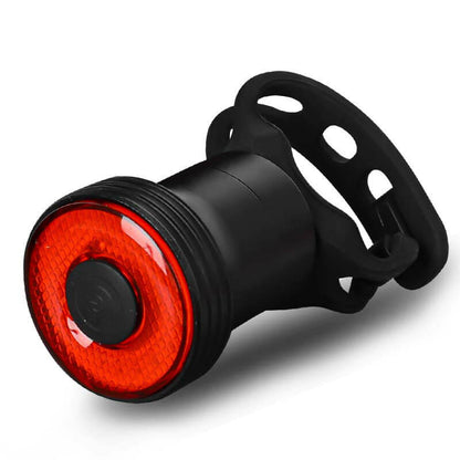 ESLNF Smart Brake Sensor Bike Tail Light - Type-C Fast Charging, IPX5 Waterproof, Aluminum Alloy Body, 5 Modes, Vibration Auto Wake-up, Night Riding Safety Warning Light
