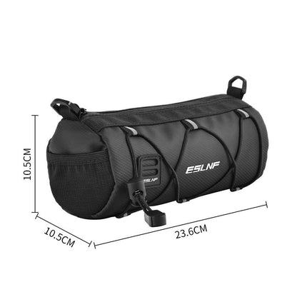 ESLNF Multi-Functional Bike Handlebar Bag - 2.5L Large Capacity, 600D Waterproof & Durable, Detachable Shoulder Bag, 3-Point Stable Mount, for Road & Mountain Bikes