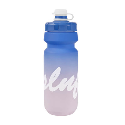 ESLNF 650ml Gradient Cycling Water Bottle - Food-Grade LDPE, Squeeze Spray, 360° Leak-Proof, Fits Standard Cage
