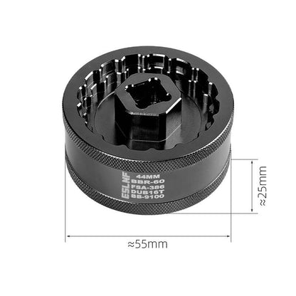 ESLNF 5-in-1 Bottom Bracket Tool - CNC Aluminum Double-Sided Socket for Shimano/SRAM/FSA
