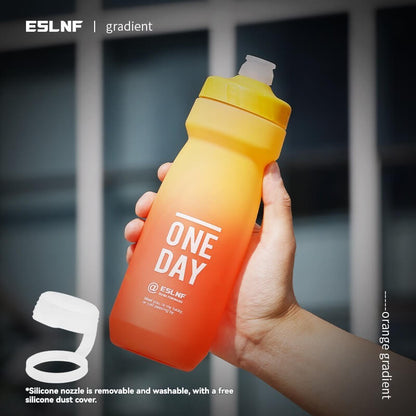 ESLNF bicycle water bottle, large-capacity extruded water cup for heat and ice preservation, mountain bike, road bike and outdoor sports cycling equipment