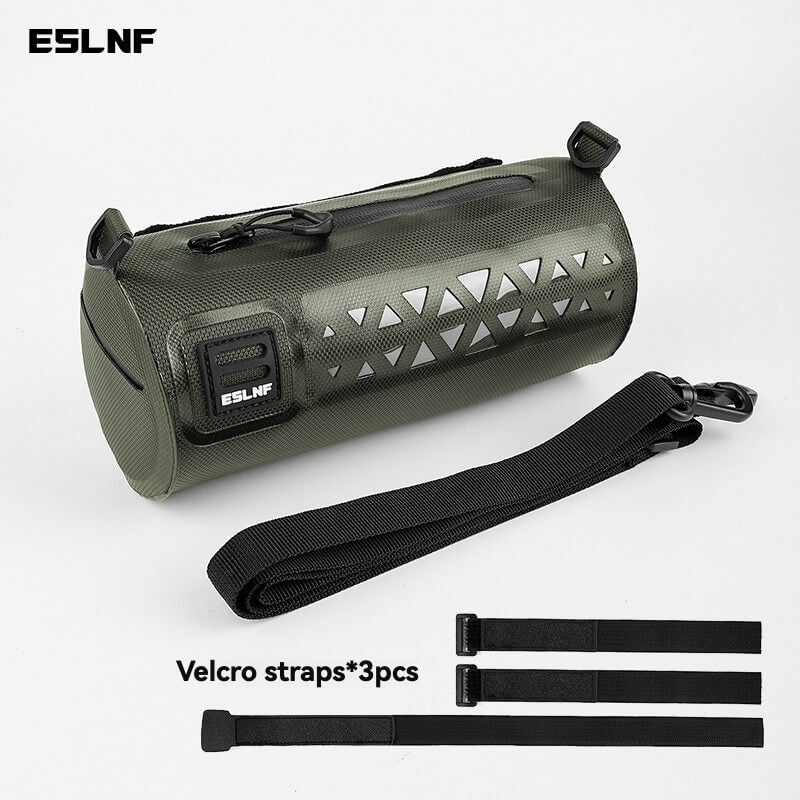 ESLNF 2L Bike Handlebar Bag - Waterproof Bicycle Front Bag with Clear Window, Adjustable Mount for Road & MTB