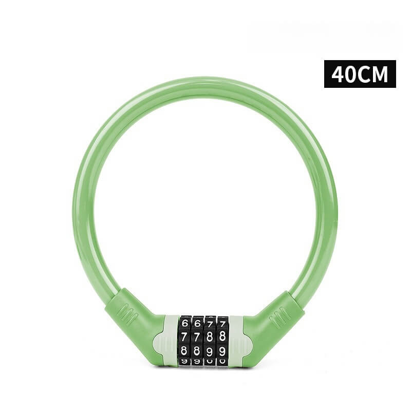 ESLNF Bike Cable Lock | 4 Digit Combination Lock | Anti-Theft Steel Cable Lock