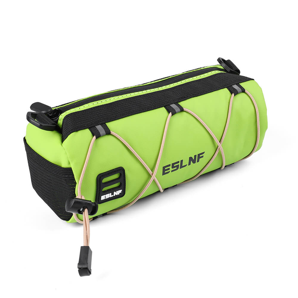 ESLNF Multi-Functional Bike Handlebar Bag - 2.5L Large Capacity, 600D Waterproof & Durable, Detachable Shoulder Bag, 3-Point Stable Mount, for Road & Mountain Bikes