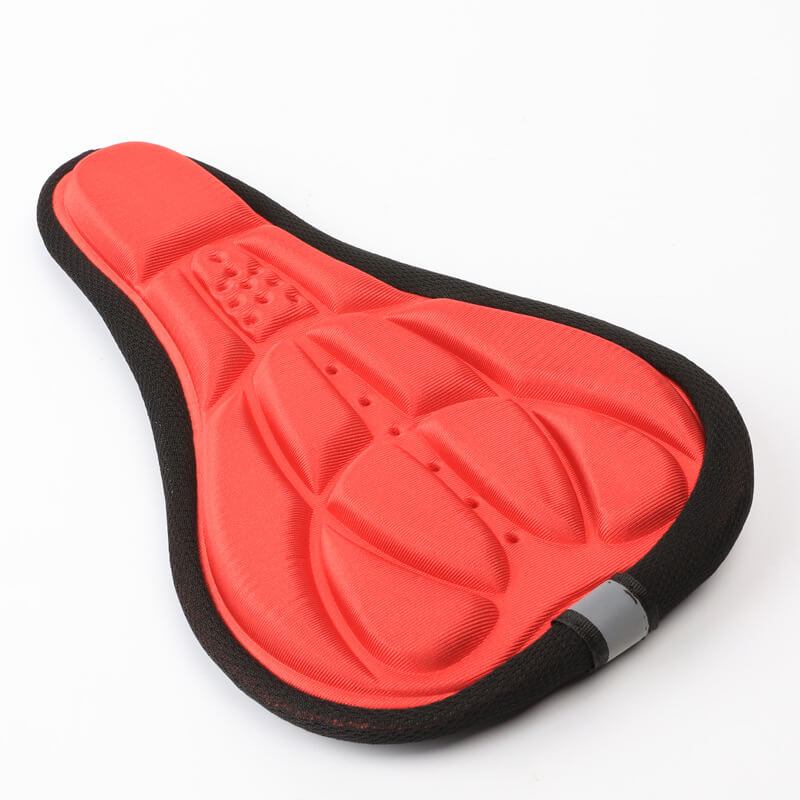 ESLNF 3D Shock-Absorbing Bike Saddle Cover - Breathable, with Reflective Strip, Ergonomic Design