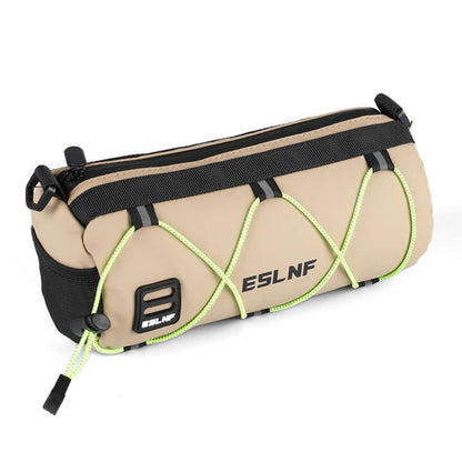 ESLNF Multi-Functional Bike Handlebar Bag - 2.5L Large Capacity, 600D Waterproof & Durable, Detachable Shoulder Bag, 3-Point Stable Mount, for Road & Mountain Bikes