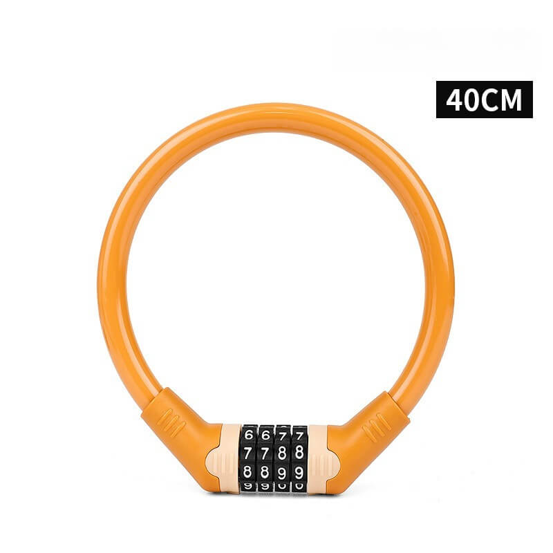 ESLNF Bike Cable Lock | 4 Digit Combination Lock | Anti-Theft Steel Cable Lock