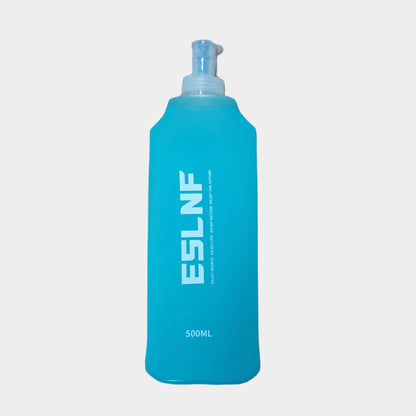 ESLNF 500ml Collapsible Soft Flask - Lightweight TPU Water Bottle for Cycling, BPA Free, Squeeze Top for Running & Hiking