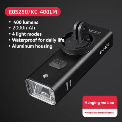 ESLNF High Lumen Bike Front Light - 800LM Aluminum Alloy Rechargeable Bicycle Headlight with 4 Modes, Quick Release & Under Mount