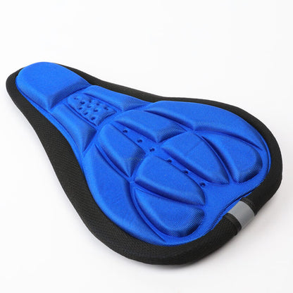ESLNF 3D Shock-Absorbing Bike Saddle Cover - Breathable, with Reflective Strip, Ergonomic Design