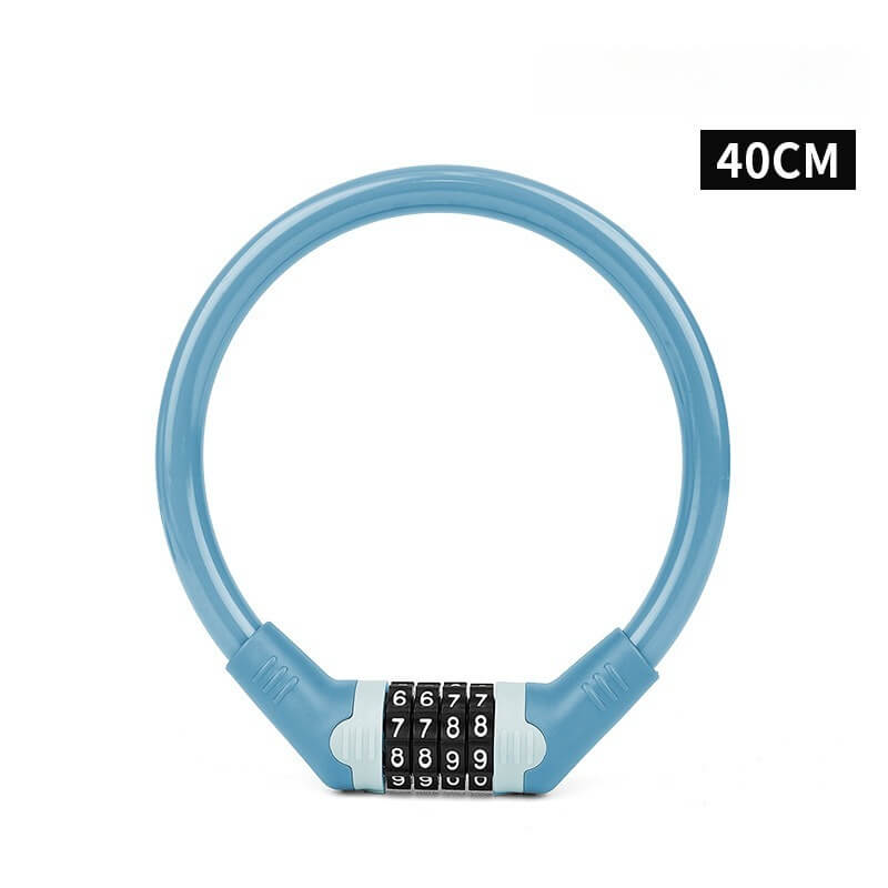 ESLNF Bike Cable Lock | 4 Digit Combination Lock | Anti-Theft Steel Cable Lock