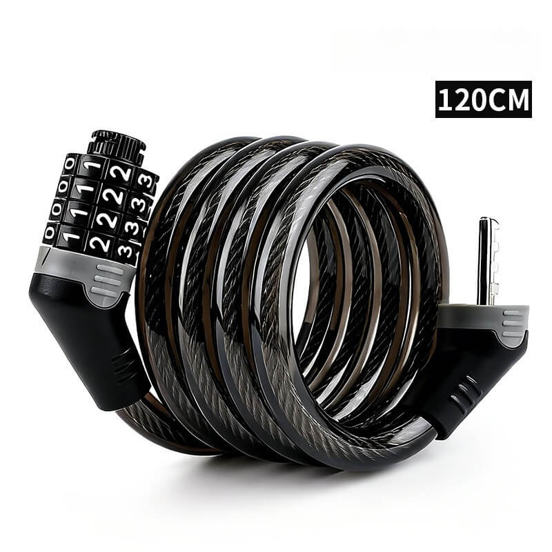 ESLNF Bike Cable Lock | 4 Digit Combination Lock | Anti-Theft Steel Cable Lock