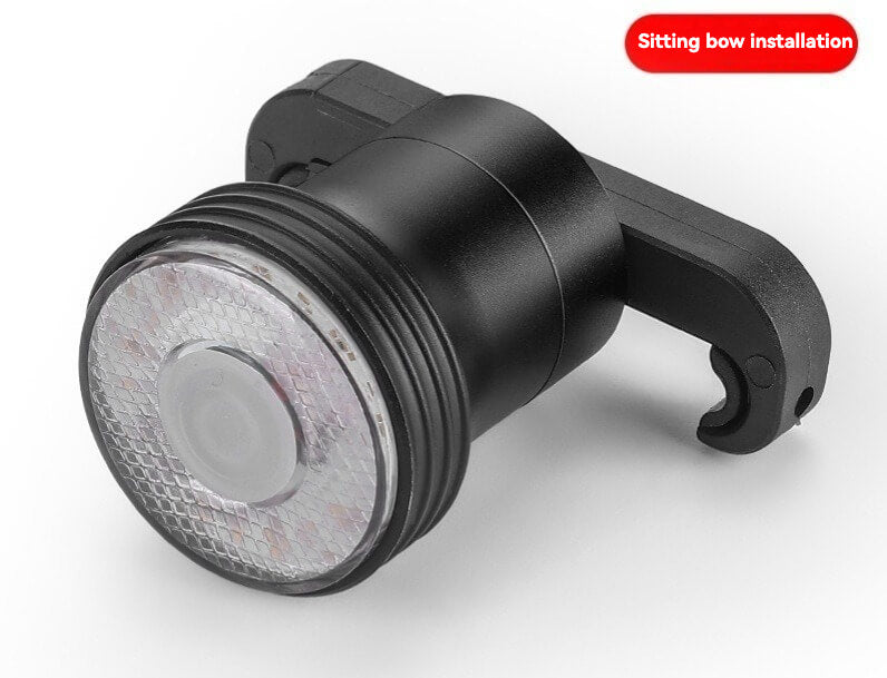 ESLNF Smart Brake Sensor Bike Tail Light - Type-C Fast Charging, IPX5 Waterproof, Aluminum Alloy Body, 5 Modes, Vibration Auto Wake-up, Night Riding Safety Warning Light